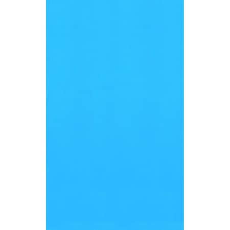 Bromas 21 x 41 ft. Oval Standard Gauge Overlap Liner with 48 to 52 in. - Blue BR1934626